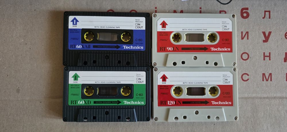 Аудіокасети касети кассеты cassette Technics