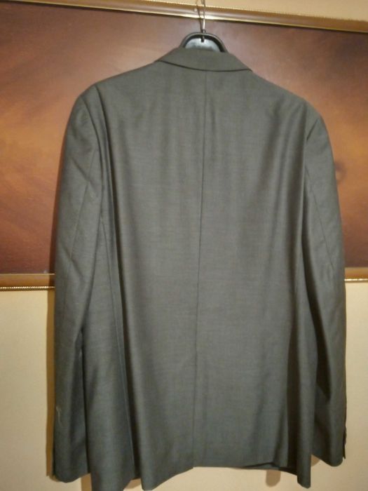 Піджак темно сірий чоловічий р.52-54!