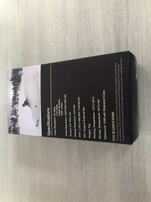 Câmara desportiva 4K 20 MP