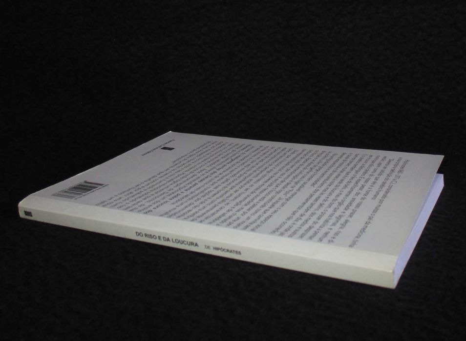 Livro Do Riso e da Loucura Hipócrates 1ª edição 2009