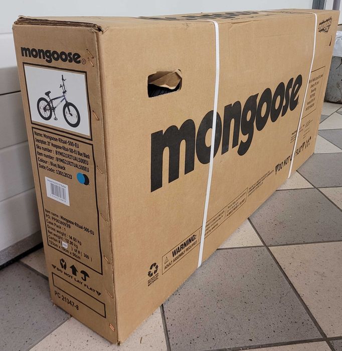 Nowy markowy rower BMX Mongoose Ritual 500 na PUMPTRACK! Wawa! PREZENT