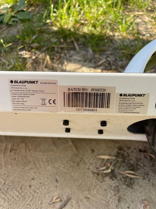 Електросамокат Blapunkt ESC808 EDITION