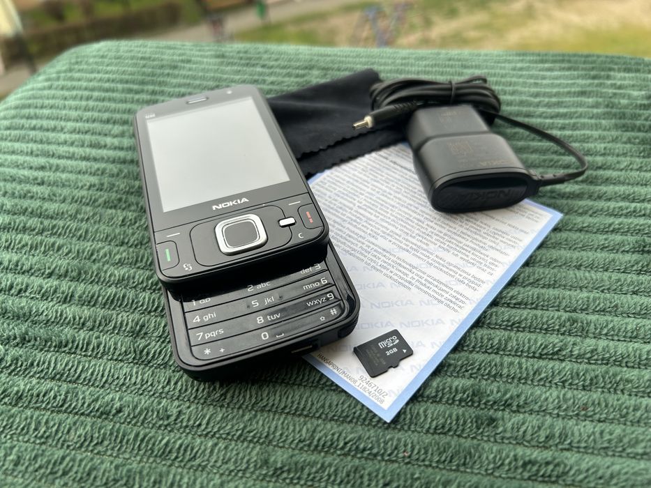 Kombajn Multimedialny Nokia N96 16GB/SD 2GB/Igła/Unikat Czarna Wersja!