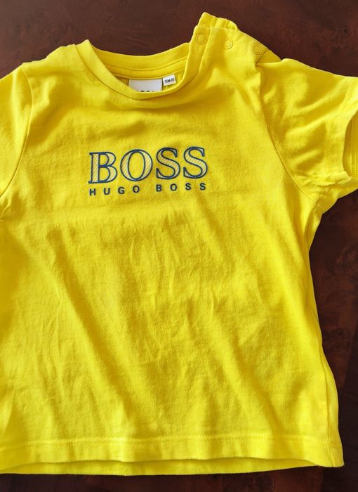 Boss t shirt  amarela