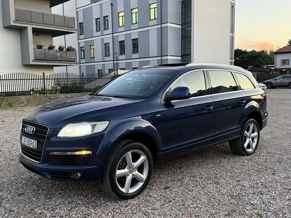 Audi Q7 S-Line 3.0d•2007•Bagata Wersja•Hak•M.Zamiana
