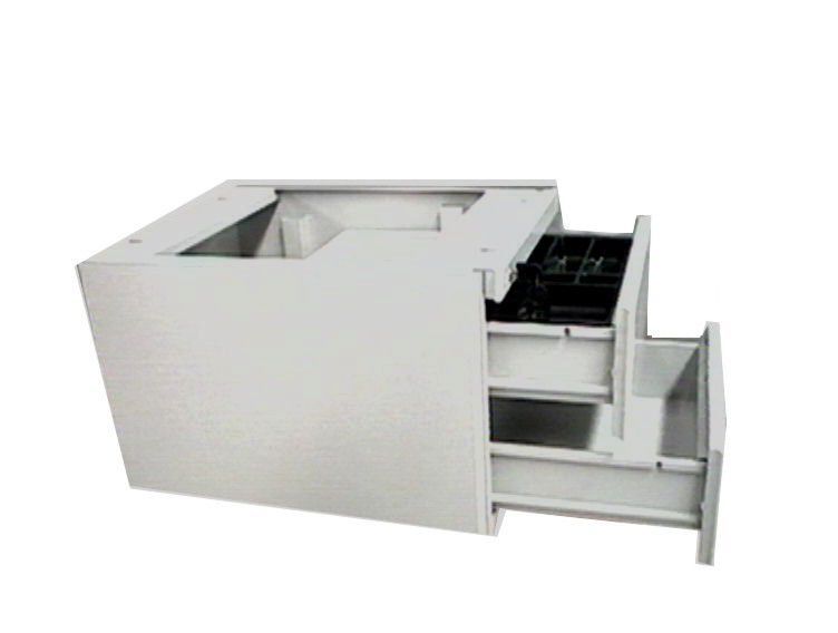 Bloco fixo 2 gavetas frentes chapa ou madeira Novo