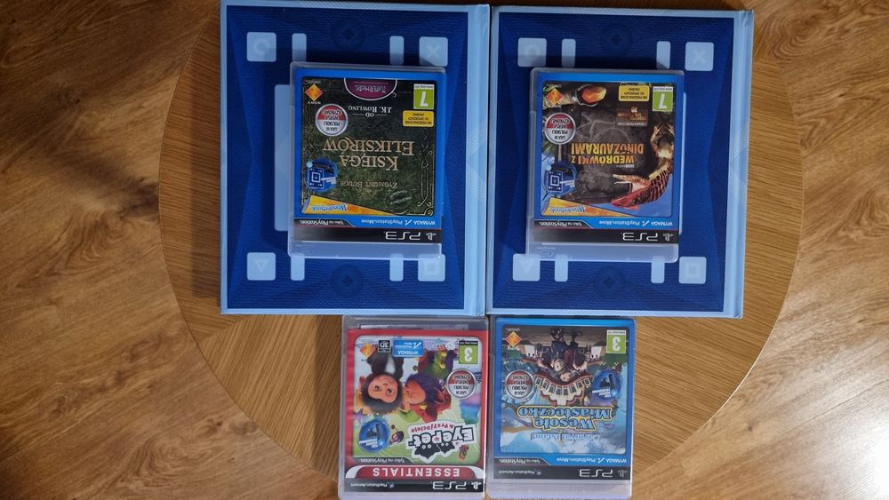 Konsola PS3 dysk 500GB zestaw kamera,pad,move x2 z ładowarką + kable