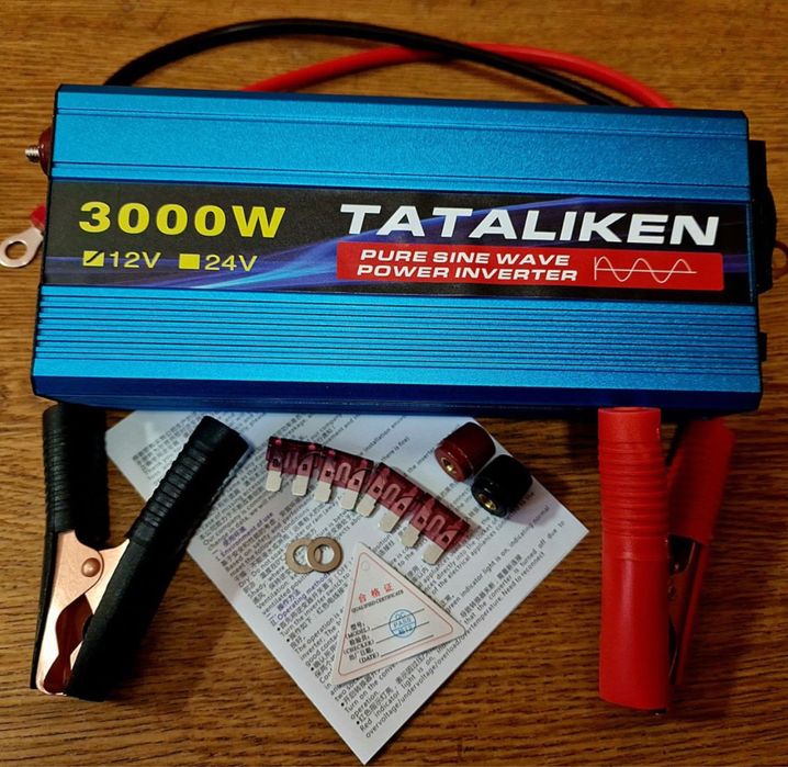 БЕЗШУМНИЙ Інвертор Tataliken 6000W /4000W /3000W /1600W Чистий синус !