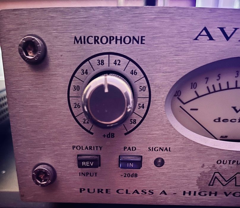AVALON M5 Pure Class A High Voltage Preamplifier