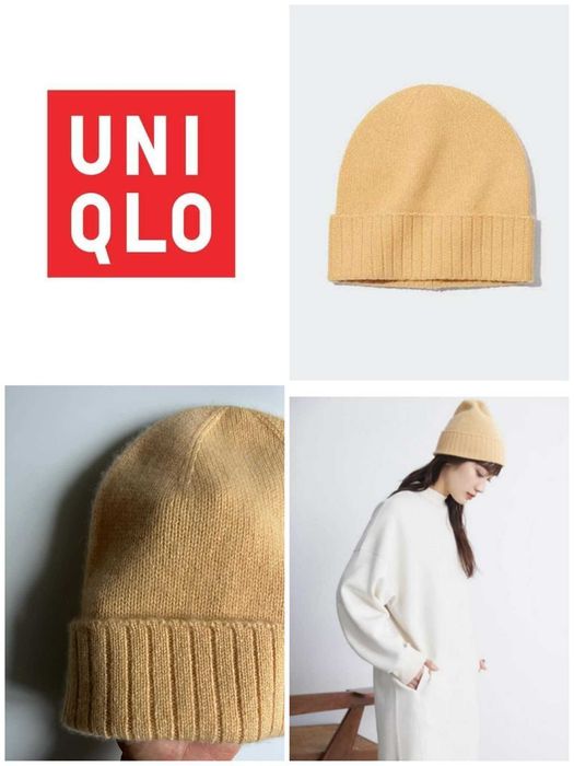 Шапка Uniqlo heattech термо, кашемір, різні моделі