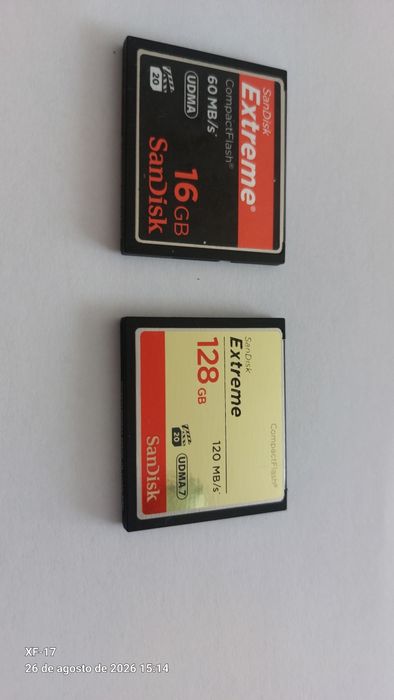 Cartões de memória SanDisk Extreme CF e micro SD Extreme PRO