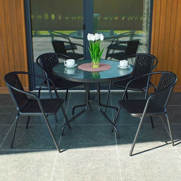 Комплект мебели садовой стол + стулья для террасы, кафе, балкона