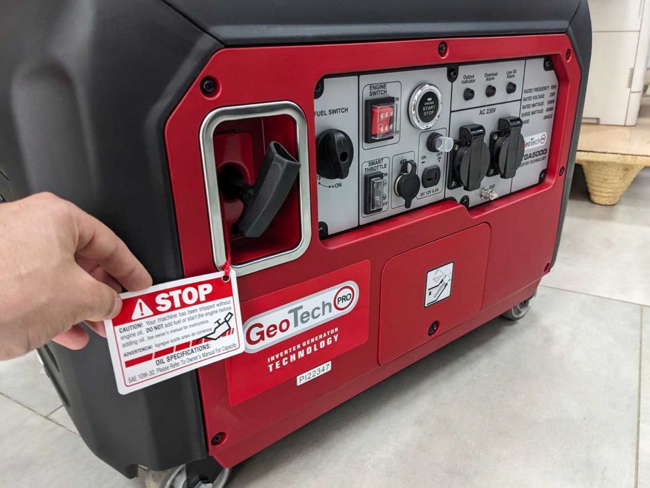 Нові 9 штук - генератори GEOTECH PTGA 5000I - Інверторний 3.5 квт