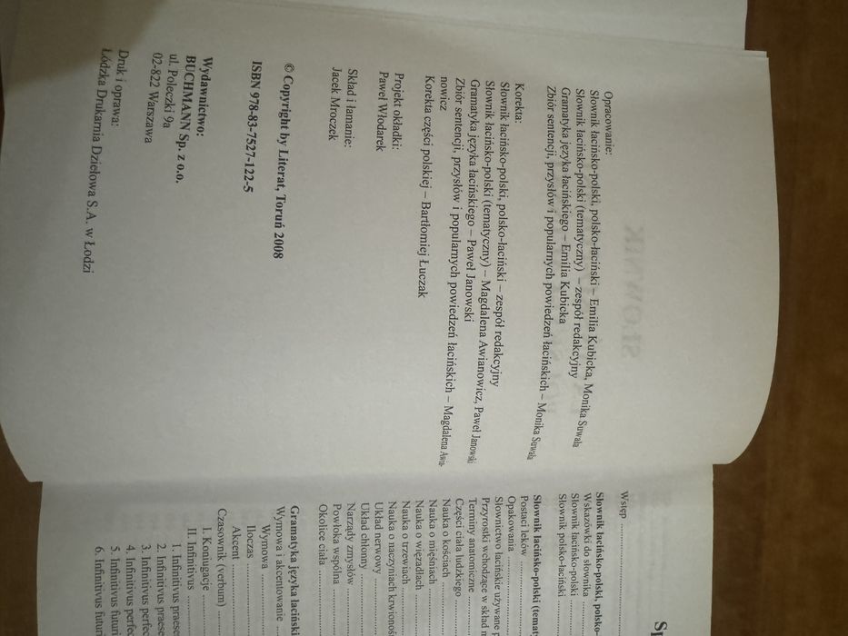 Słownik łaciński 3 w 1 Buchmann