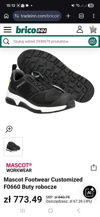 Buty robocze mascot rozmiar 42.