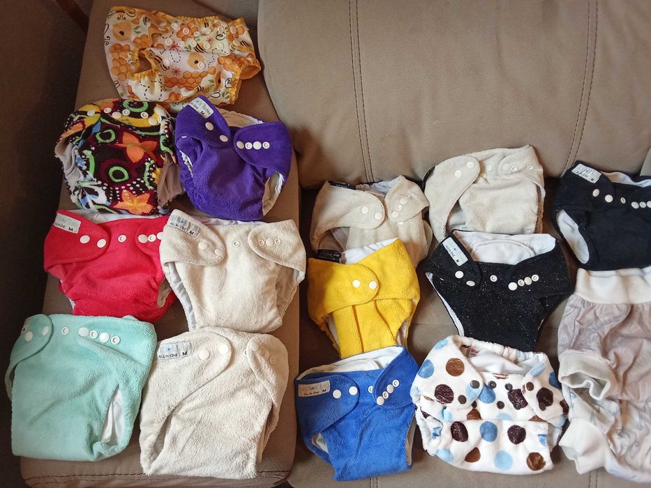 37 Reusable Diapers + 3 Backup Diapers, 23 Absorbent Inserts64552056867330122