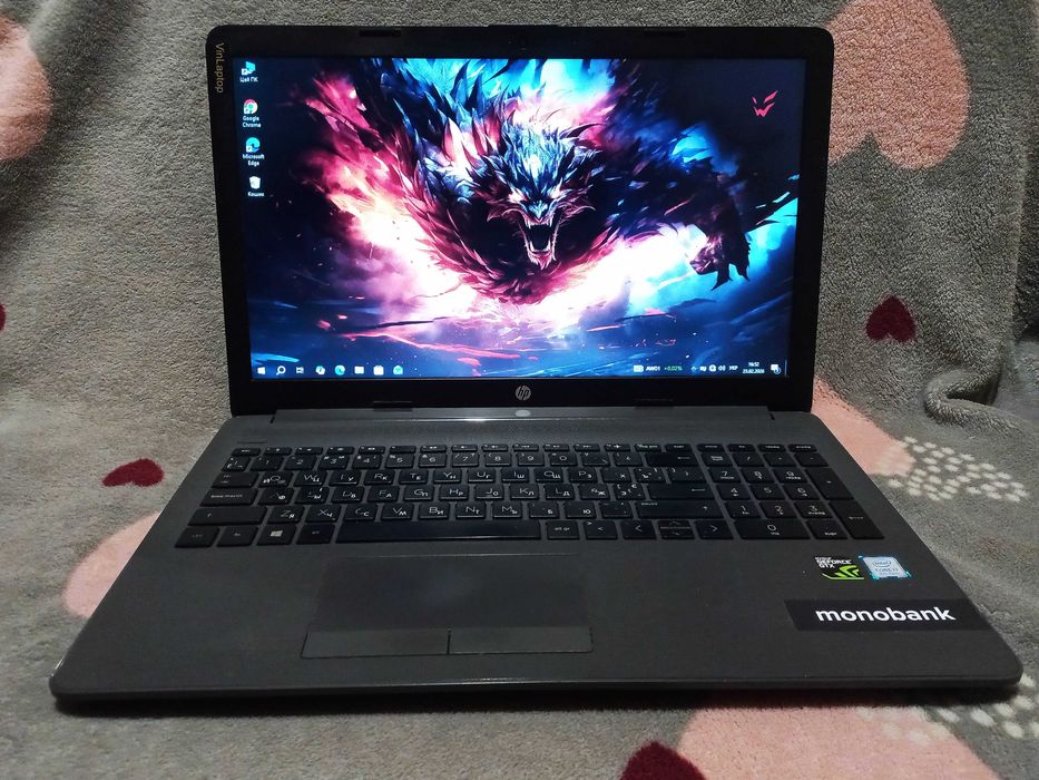 Игровой GTX 1050 Ti  (4 ГБ)  Core i7 8565U  X8/ SSD 512/  HP Laptop15