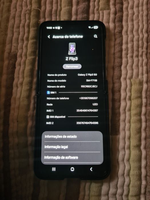 Tenho para venda  este telemovel samsung Z flip 3  poderei trocar