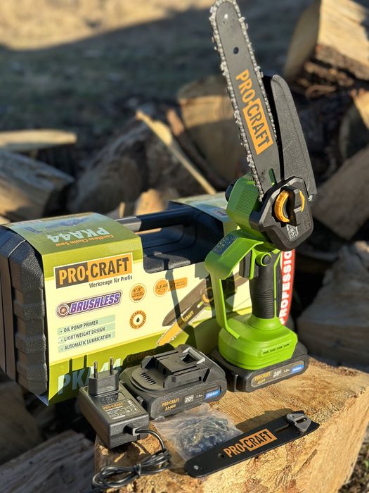 Акумуляторна безщіткова міні пила Procraft pka 44 2шини бум упак