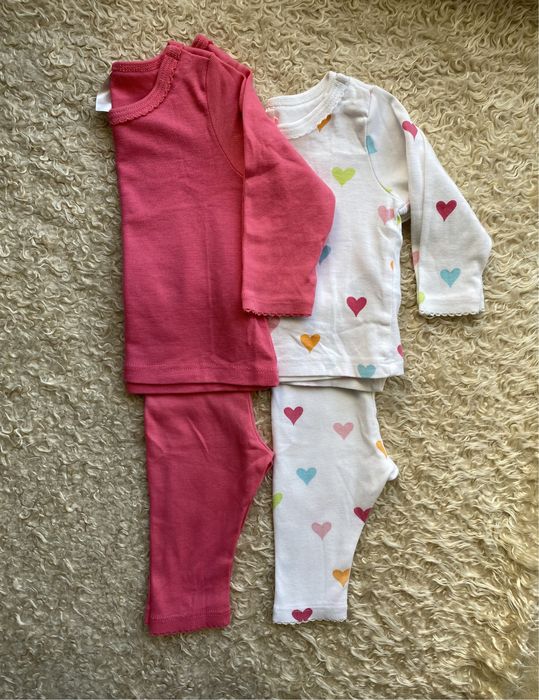 Komplet 2xbluzka i 2x spodenki H&M 56