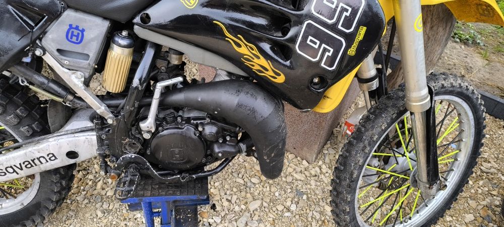 Husqvarna wre sm 125 Kompletny wydech gianelli