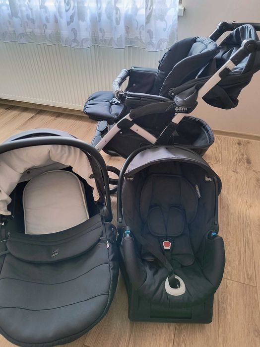 Piękny Wózek 3w1 czarny