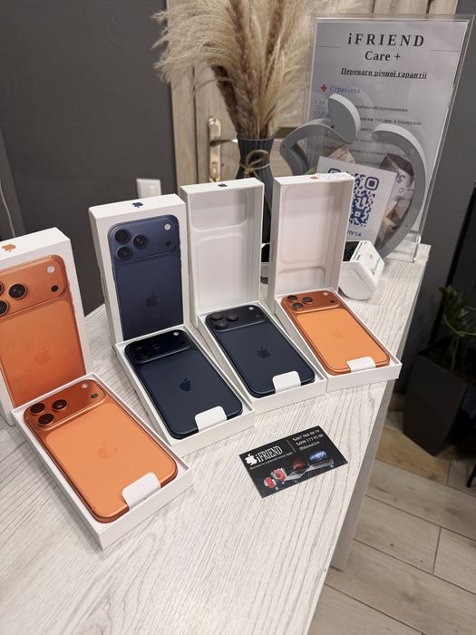 New/Open iPhone 17 pro max 256gb  Blue/Orange