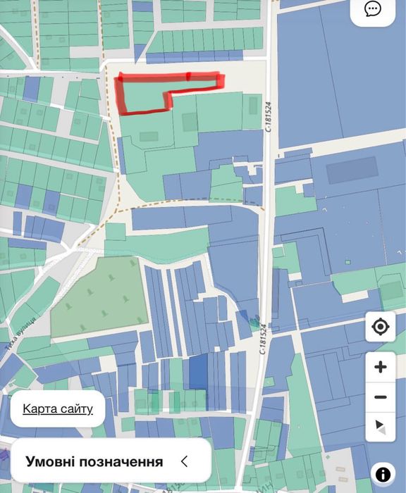 Продам ділянку комерційного призначення