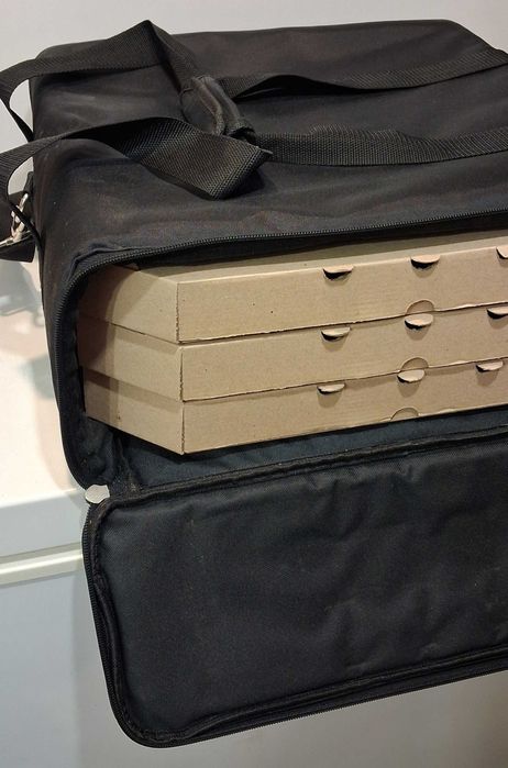 Сумка для піци (чорна) – Розмір: 45×45×15 см