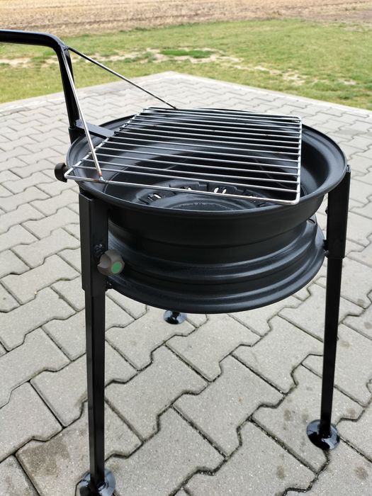 Grill z felgi składany