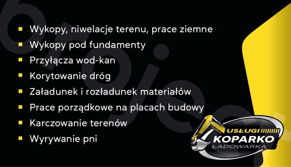 Usługi Koparko-Ładowarką