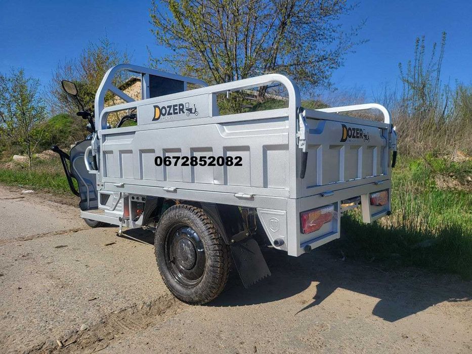 Електро трицикл вантажний Dozer Model 1800W до-750 кг Запас ходу-65 км