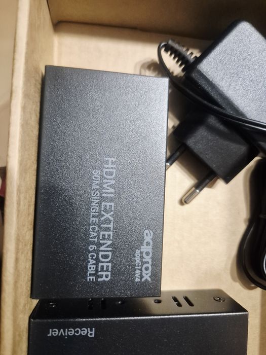 Hdmi extemder bt cat 6 cable transmiter Aqprox appc14v4