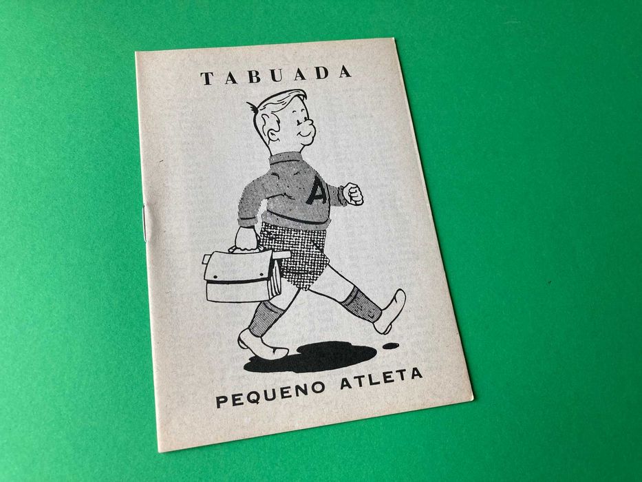 Rara Tabuada Antiga Pequeno Atleta - Nova