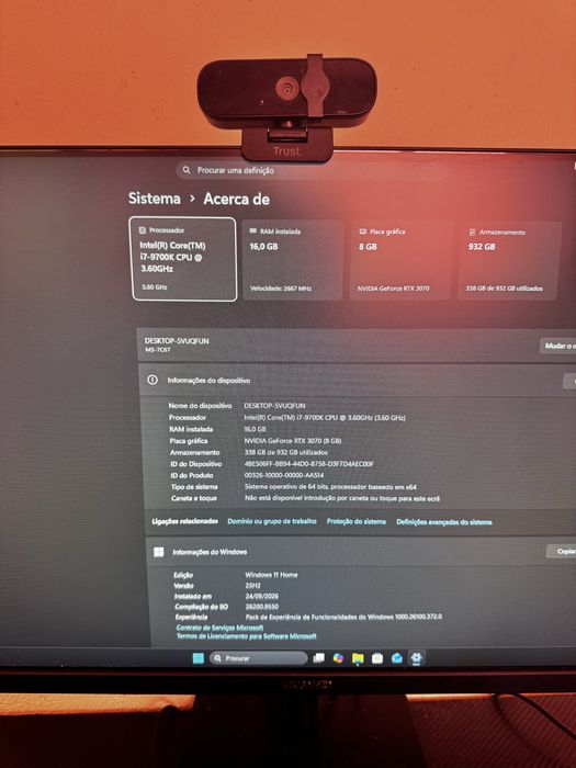 Pc gamer i7 9700k rtx 3070