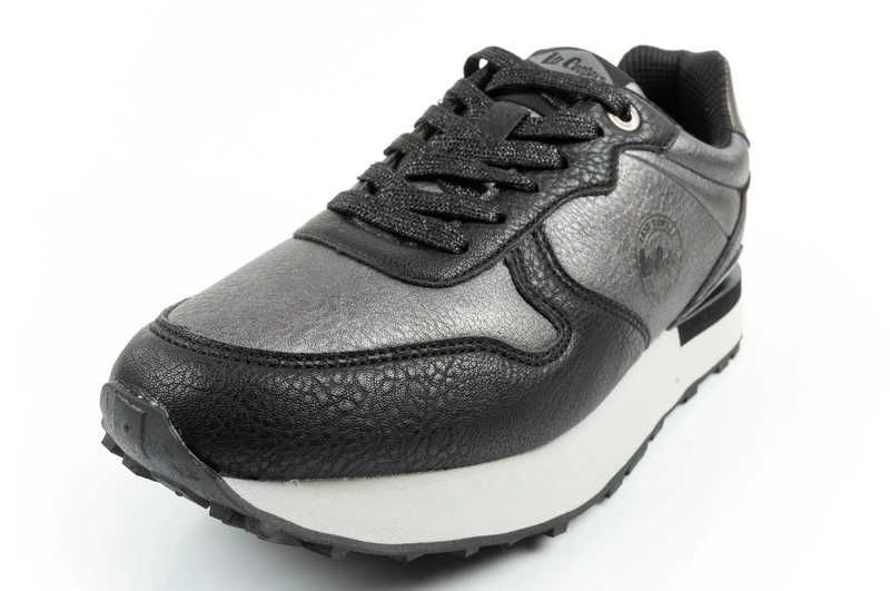 Lee Cooper sneakersy damskie wygodne wytrzymałe szare czarne r. 36-41