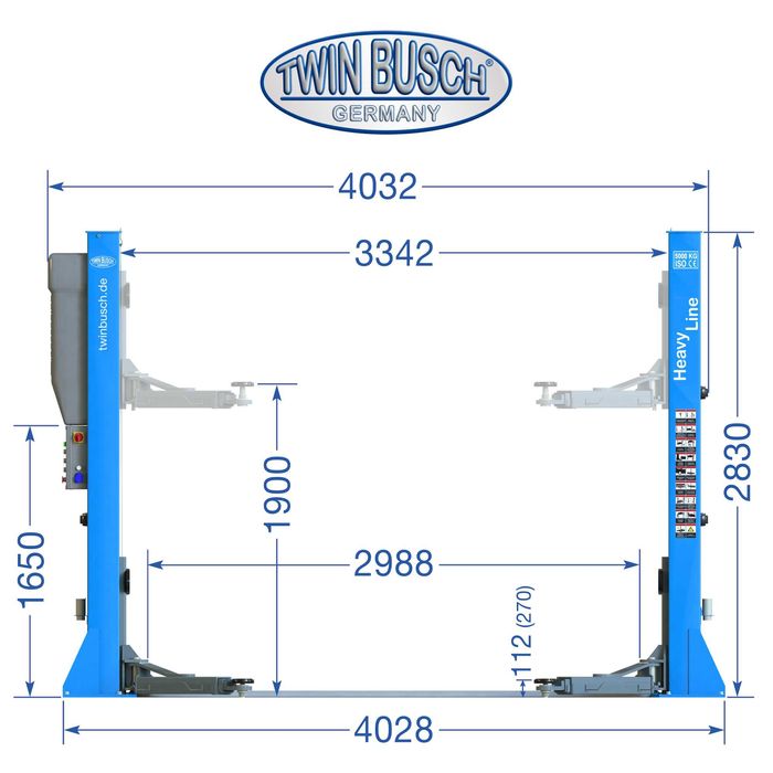 Підіймач Twin Busch 5т TW-250