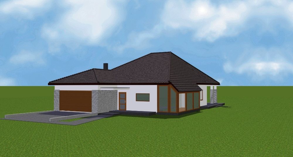 Sprzedam projekt domu parterowego