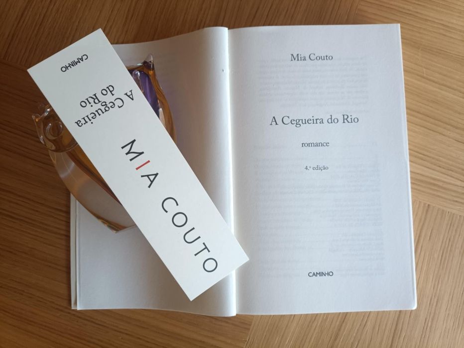 Livro A cegueira do Rio de Mia Couto