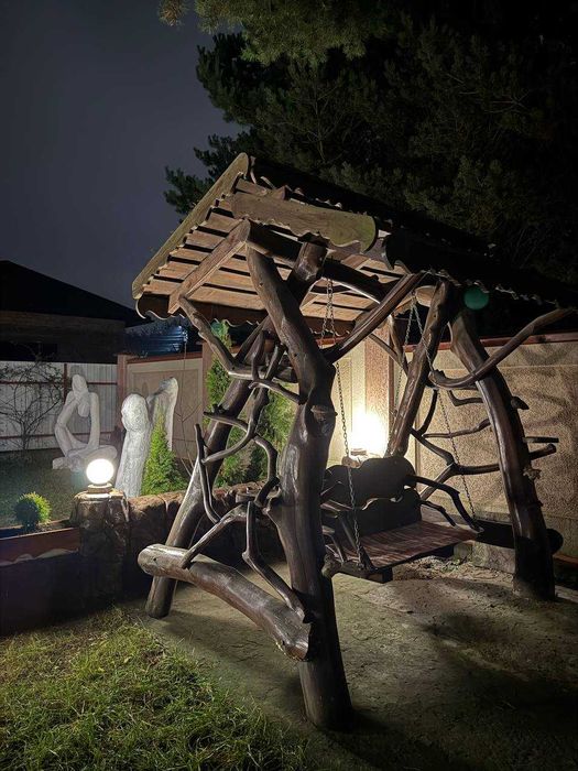 Будиночок біля лісу з САУНОЮ • тераса • зона барбекю (подобово)