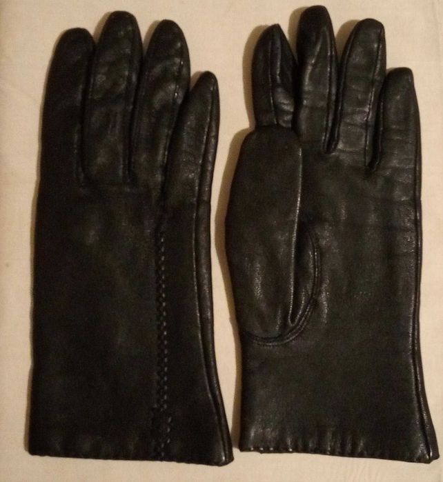 Шкіряні жіночі рукавичкі (перчатки), весна/осінь