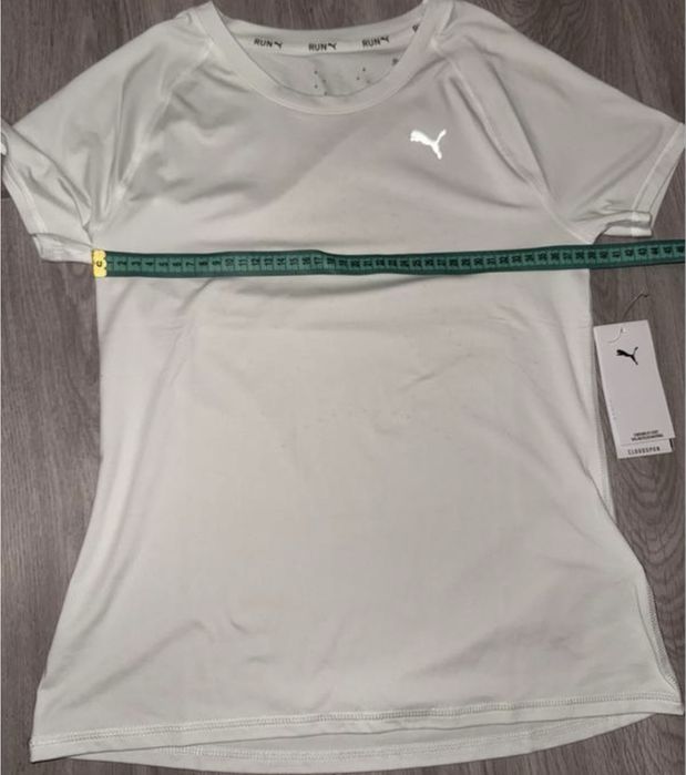 Новая Puma белая оригинал футболка пума,біла жіноча футболка
