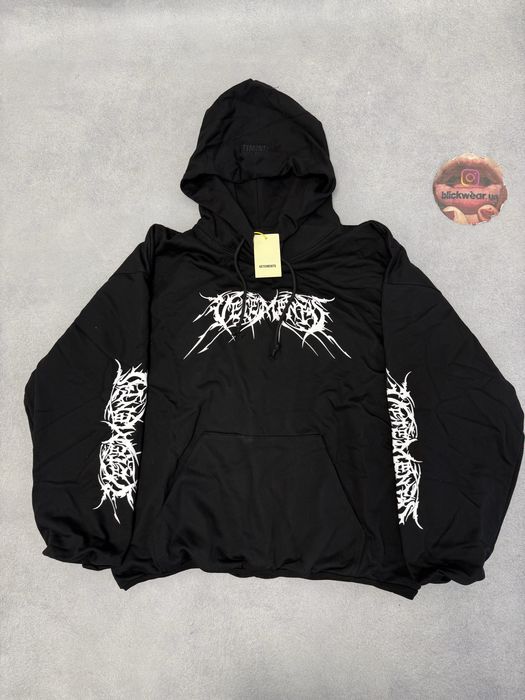 худи Vetements Hardcore logo