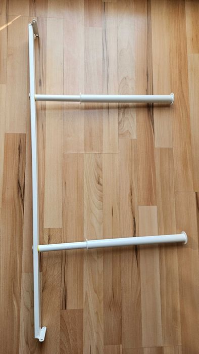 Szafa IKEA Pax,  regulowany wieszak, komplement, drążek