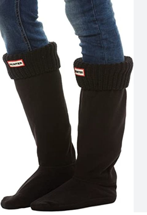 Meias Hunter para botas altas novas a estrear ainda na caixa M(38)L(39