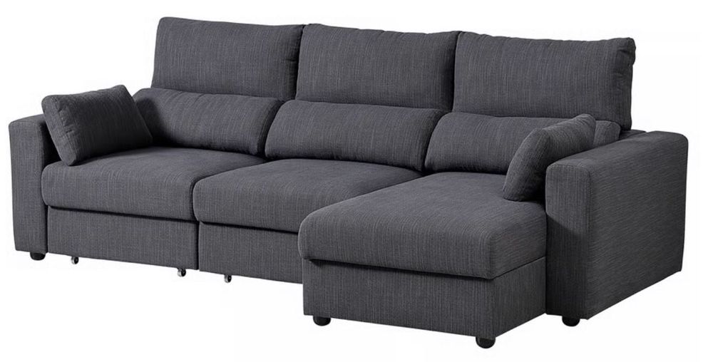 Sofá 3 lugares c/chaise longue