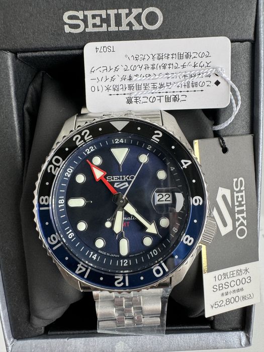 #NOVO# Seiko 5sports Sbsc003j  modelo japonês (Ssk003)