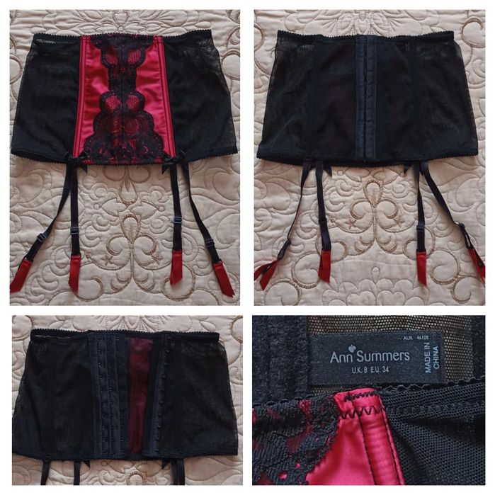 Пенюар,пояс з підвязками,бюстгалтер,панчохи,купальник,комплект білизни