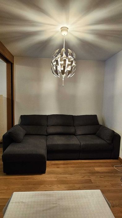 Sofá-cama de 3 lugares com chaise longue