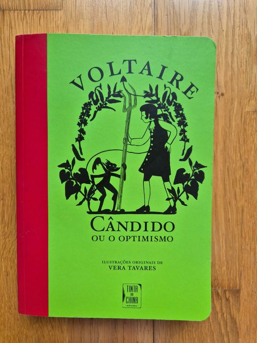 Livro "Cândido ou o Optimismo", de Voltaire